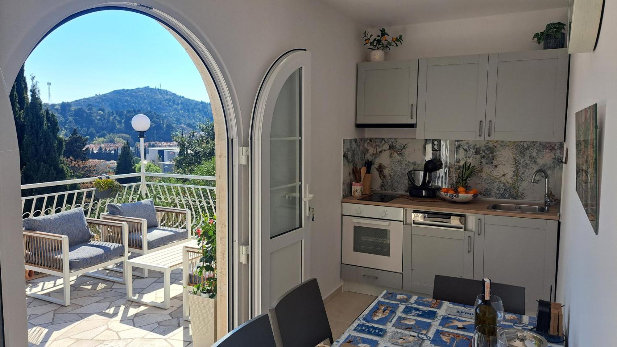 Apartment Blue Pearl Mlini Bagian luar foto